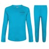 Dare2B Kids Simmer Down Base Layer - Fluro Blue, 34-Inch