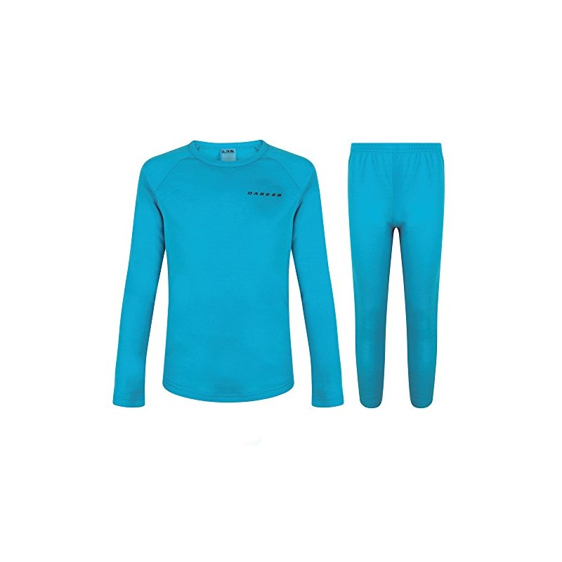 Dare2B Kids Simmer Down Base Layer - Fluro Blue, 34-Inch