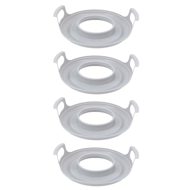 Microwave Cool Plate Spill Proof Microwave Bowl Carrying Tray with