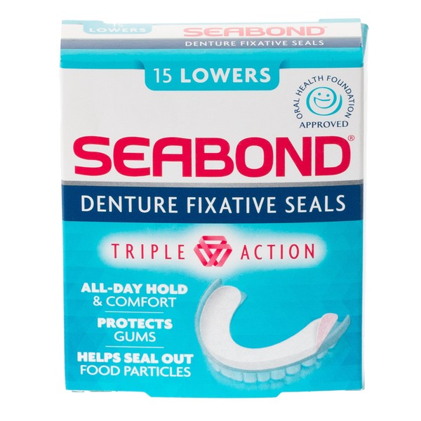 Seabond Denture Fixative, 15 Lower Seals