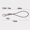 HappyHome 100pcs Straps Lobster Claw Clasps with Hooks Strap Cord