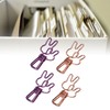 100Pcs Bunny Binder Clips Hollow Out Strong Clamping Sturdy Metal