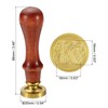 PATIKIL Alphabet K Wax Seal Stamp, Initial Letter Sealing Wax