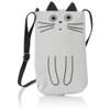 [Noah Family] Smartphone Pochette Monotama Smartphone Pochette, gray