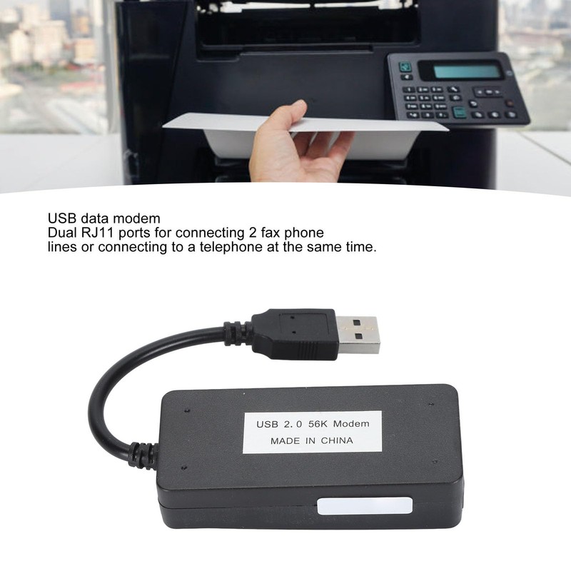 ​USB 56K External Dial Up Fax Data Modem, Data Fax