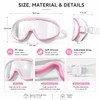 Anti-Fog Swim Goggles and Cap Set for Adults – Wide-View