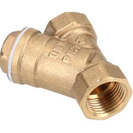 AB Tools-Plumbob 1/2" Compression Inline Y-Strainer Debris Filter Particulate Filtration Strainer