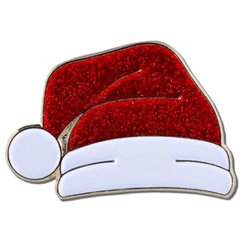 Christmas Theme Pin Badge (Christmas Hat Red)
