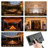 100FT Solar String Lights Outdoor Waterproof IP65 with USB-Charging ,