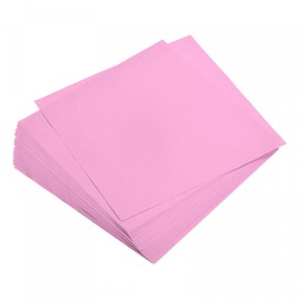 sourcing map Origami Paper Double-Sided Pink 5.9 x 5.9 Inches Square for DIY 100 Sheets