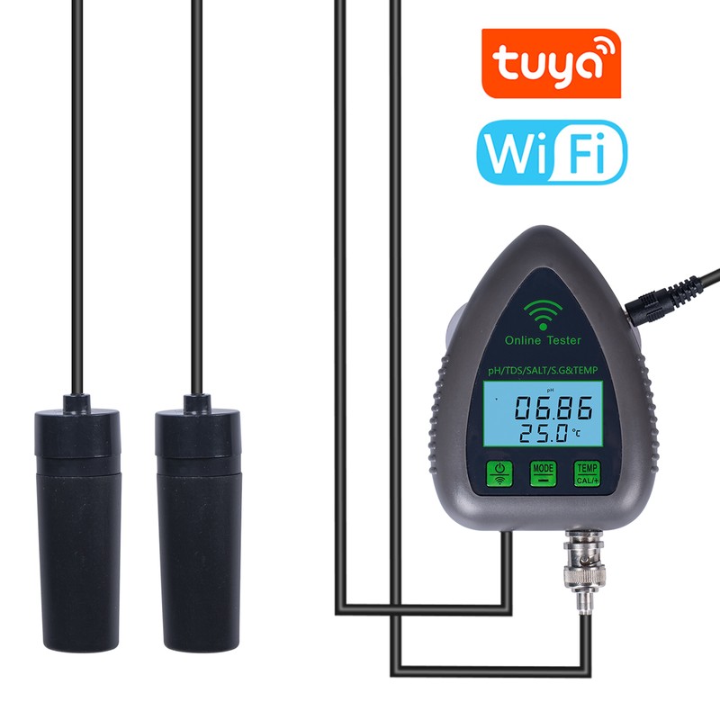 Tuya WiFi 5in1 Water Quality Online Monitor PH Total Dissolved