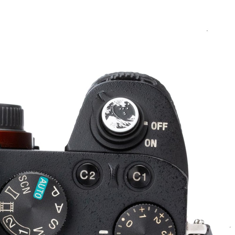 Kanagawa Wave Camera Hot Shoe Protective Cover Shutter Button for