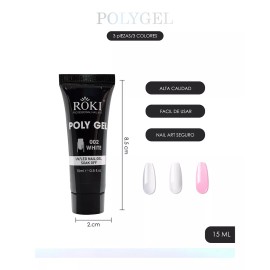 Obp Polygel Cristal Extendido 15ml + Herramientas De Aplicación