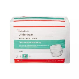 Cardinal Health Underwear Sure Care Ultra Large 44" - 54" CA of 72
