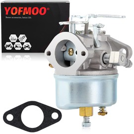 Yingshop Adjustable Carburetor for Tecumseh 632107 632378 632536 640084 640105 640299 632107A 632378A 640084A 640084B 640299A 640299B 3.5HP 4/5HP HSK40 HSK50 HS50 HSSK40 HSSK50 HSSK55 LH195SA LH195SP