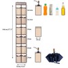 Shiwaki Shoe hanging bag behind door Non-woven storage hanging bag
