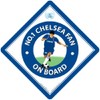 Texsport No.1 Chelsea Fan Car Sign, Footbal Sign, Chelsea, Football