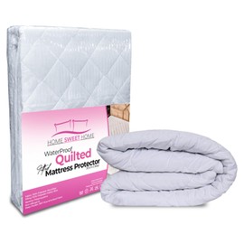 Home Sweet Home UK Waterproof Quilted Small Single Mattress Protector Bunk Bed Mattress Protector 30cm Extra Deep Mattress Cover Breathable 100% Microfiber Anti Allergy Mattress Protector