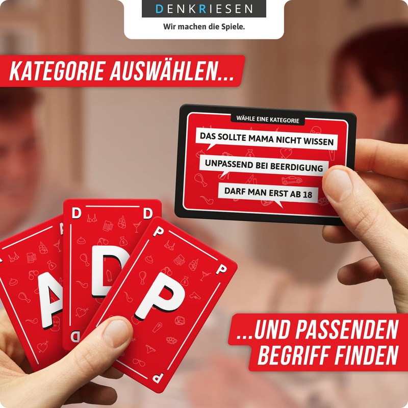 Denkriesen Super Smart Blockhead - The Card Game - Red
