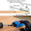Pocket Hole Jig 14Pcs Kit - Woodwork Guides Joint Angle
