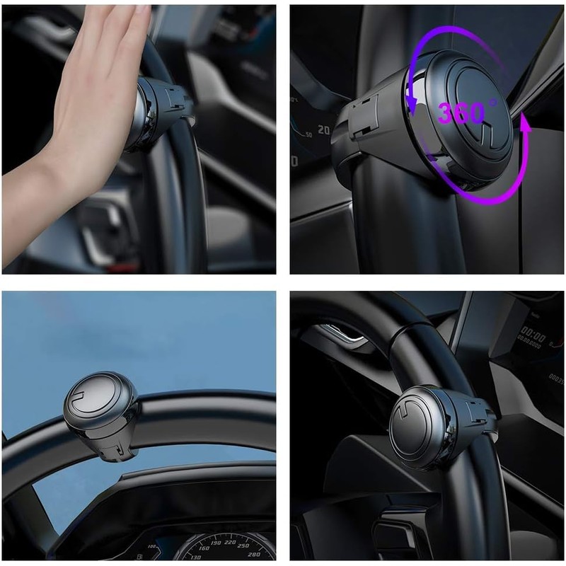 jose2015 Steering Wheel knob Spinner 360 Degrees Rotation Steering Wheel