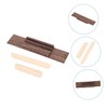 Mikinona 3sets Ukulele Saddle Nut Set Height Bridge Accessories for