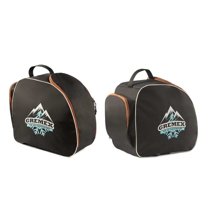GREMEX Ski Boot Bag with Helmet - Waterproof Ski Boot
