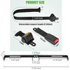 10L0L 2 Passenger Universal Golf Cart Seat Belt Bracket Kit