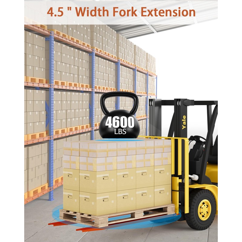 KYBOLT Pallet Fork Extension, [4.5" Width 72" Length] [4600 LBS