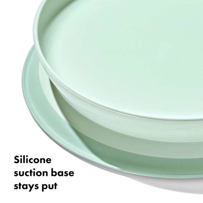 OXO Tot Stick and Stay Suction Plate - Opal