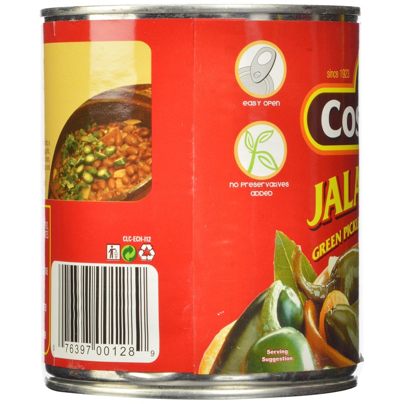 La Costena Whole Jalapeno, 26 Ounce (Pack of 12)