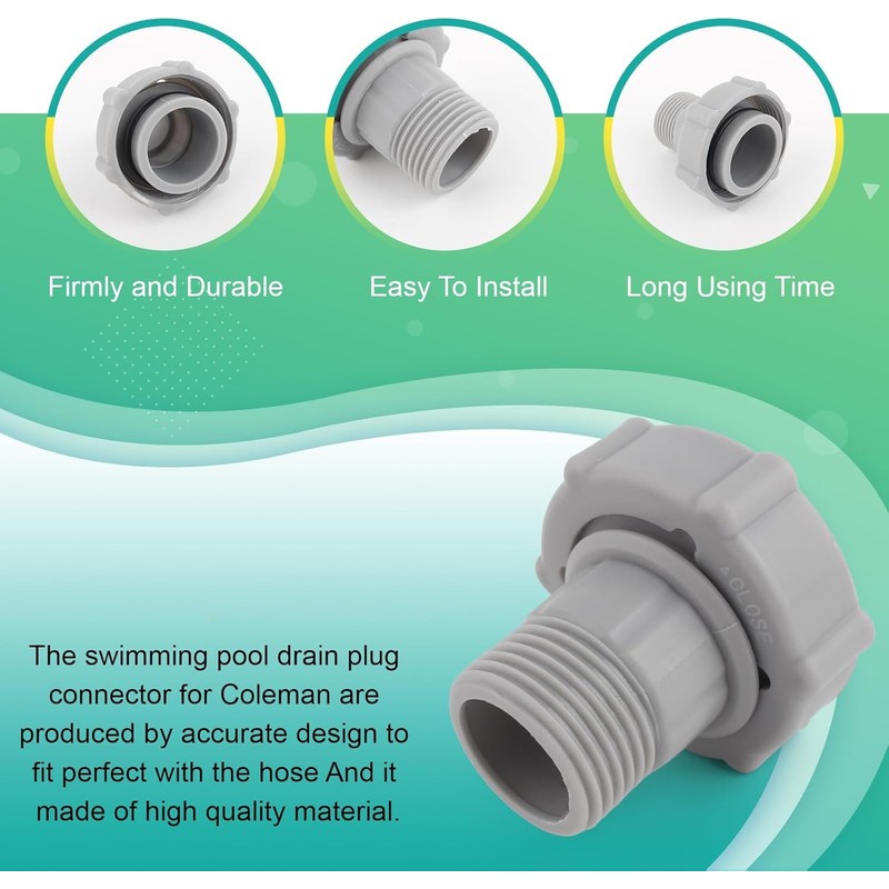 Swimming Pool Drain Fitting Drain Connects for Coleman Pools ID