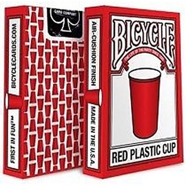 Bicycle Red Plastic Cup Playing Cards