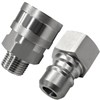 Beduan Pressure Washer Fitting Stainless Steel 1/2 NPT (Threaded Dia.