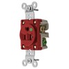 Hubbell HBL8310R Single Receptacle, Hospital Grade, 20 amp, 125V, 5-20R,
