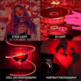 5pcs Coloured Lighting Gel Filter Transparent Red Color Correction Full CTO CTB Coloured Lighting Sheet Craft for 800W Red Head Light Strobe Spotlight Flash Photography Photo Studio 50x40cm