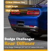 Rear Diffuser 5 Piece Kit V2 for Dodge Challenger SXT