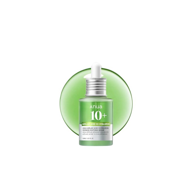 ANUA AZELAINIC ACID 10 HYALURON Soothing Serum Against Redness (30