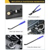 Poraxy Trim Removal Tool, 120Pcs Car Panel Door Audio Removal