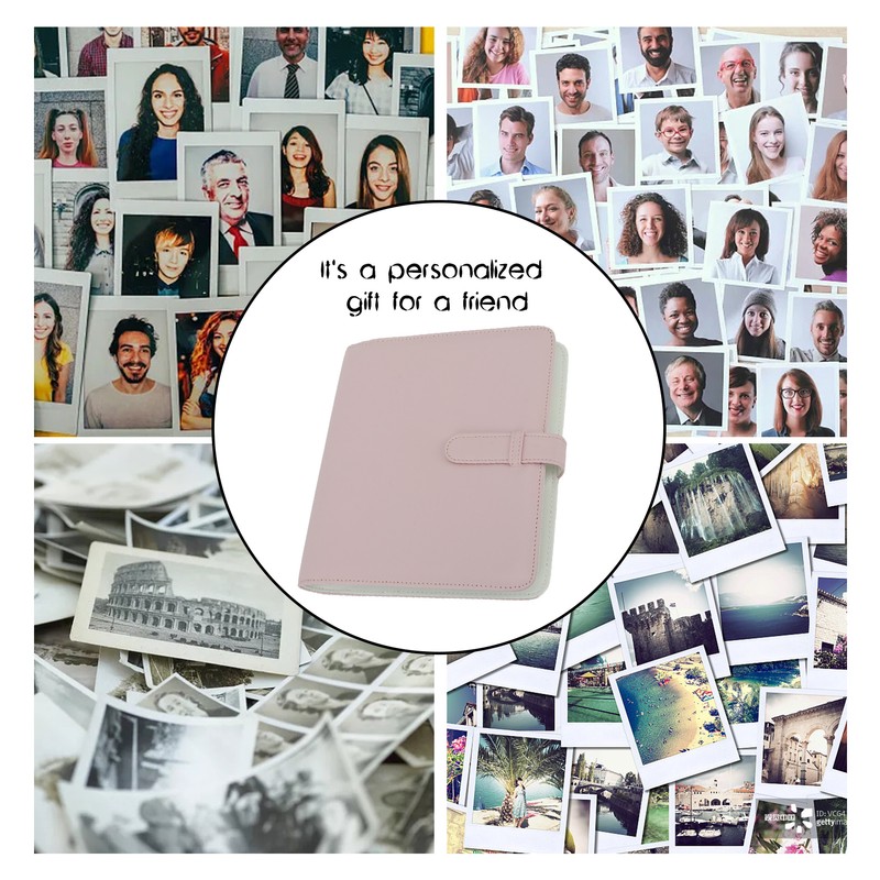 3 Inch 256 Pockets Photo Album PU Leather Photo Album