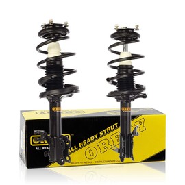 OREDY Struts Front Shocks Struts Driver & Passenger Side 11575 11576 Complete Struts Assembly Shocks Coil Springs Suspension Struts Kit Compatible with Sentra Excl. SE & SE-R 2000 2001