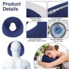 AOOSA Face Down Pillow for Massage, Massage Headrest for Bed,