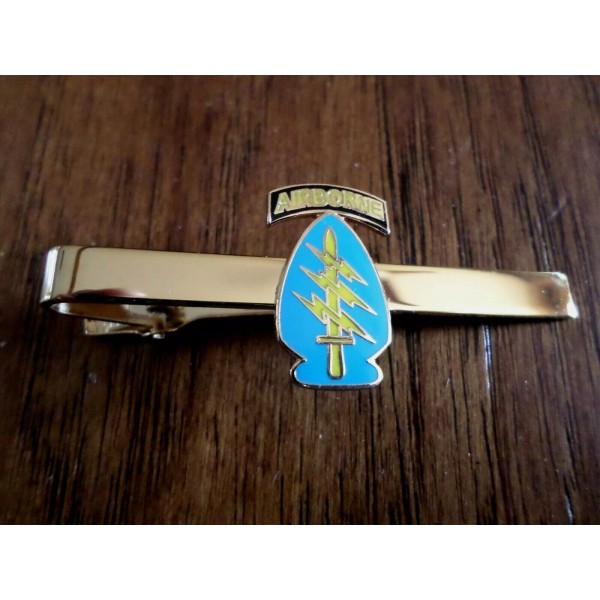 Clay's Military U.S MILITARY ARMY AIRBORNE SPECIAL FORCES TIE BAR