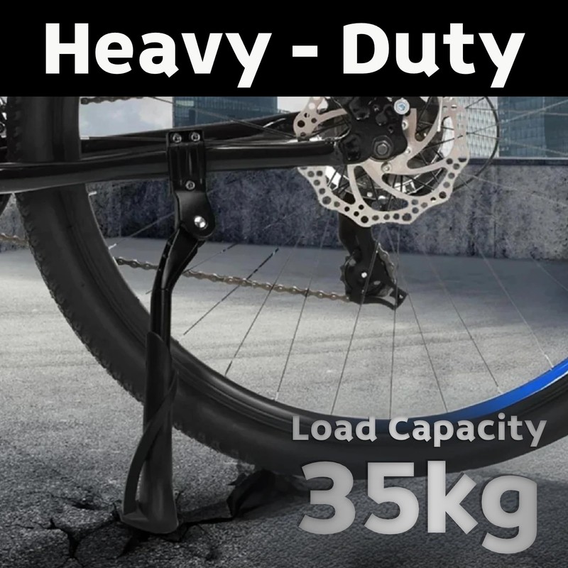 ZHYTUAL Bicycle Stand E-Bike Height Adjustable Side Stand Stable and