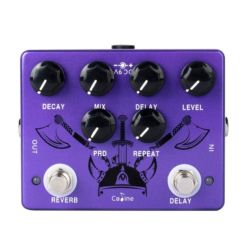 Caline Pedals Reverb Delay Effects Pedal Repeat Preamp Acústica Guitarra