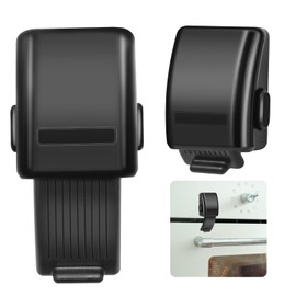 Solaradgy 2 PCS Oven Lock Child Safety, Oven Door Lock Baby Proofing Black Oven Lock for Children with Self-Adhesive Oven Kids Safety Lock Oven Safety Locks for Toddlers