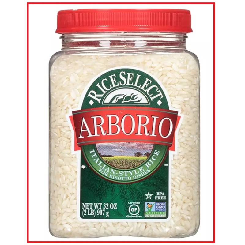 RiceSelect Arborio Rice for Italian Risotto, Gluten Free Rice, Non-GMO,
