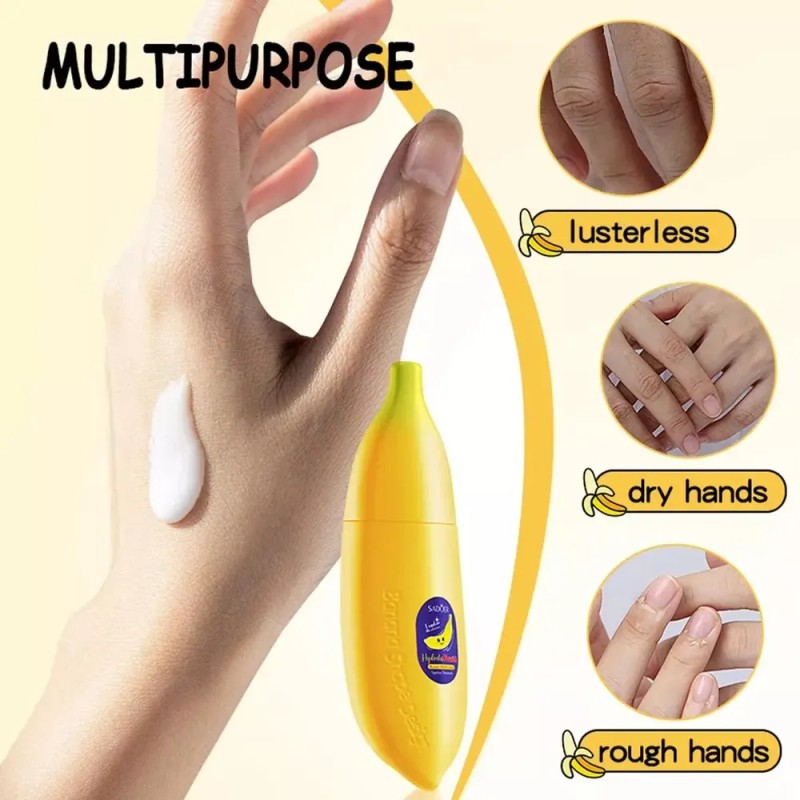 Crema De Manos Banana Reparadora E Hidratante (2 Unidades)