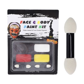 Face Painting Kit 4 Colors Food Grade Material Quick Drying DIY Interesting 10g/0.4oz Skin Painting Tool for Party