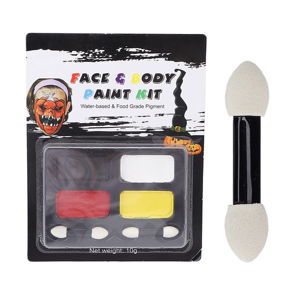 Face Painting Kit 4 Colors Food Grade Material Quick Drying